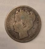 Wilhelmina 1/4 gulden 1900 Curaçao., Postzegels en Munten, Munten | Nederland, Ophalen of Verzenden, Koningin Wilhelmina