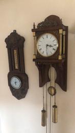 Klok en barometer goede staat, Antiek en Kunst, Ophalen of Verzenden
