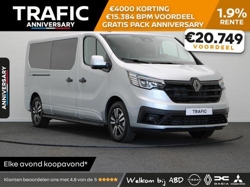 Renault Trafic 2.0 Blue dCi 150 EDC T30 L2H1 Extra | Anniver, Auto's, Bestelauto's, Bedrijf, Te koop, ABS, Achteruitrijcamera