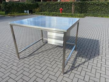RVS Werktafel met Lades beschikbaar voor biedingen
