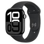 NieuweAppleWatch10 46mmGPS&LTEZwartAluminiumzwartsportbandje, Zwart, Ophalen of Verzenden, GPS, Android