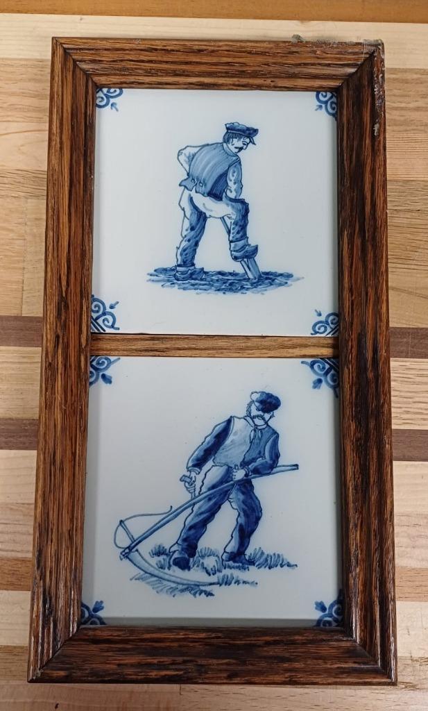 2 Tichelaar royal tegels, Antiek en Kunst, Antiek | Wandborden en Tegels, Ophalen of Verzenden