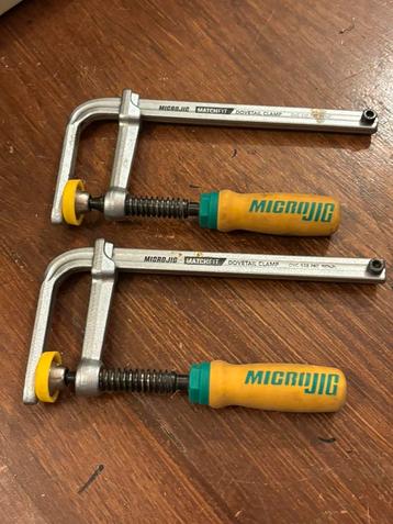 Te koop 2 Microjig klemmen beschikbaar voor biedingen
