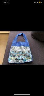Handgemaakte blauwe tas, Sieraden, Tassen en Uiterlijk, Tassen | Damestassen, Ophalen of Verzenden, Gebruikt, Blauw, Handtas