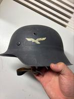 Duitse CKL64 SD Luftwaffe M42 helm, Verzamelen, Ophalen of Verzenden, Luchtmacht, Duitsland, Helm of Baret