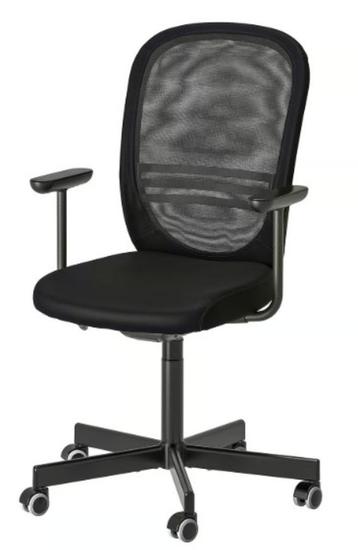 6x FLINTAN bureaustoel Ikea met armleuning van €540 nu €270  beschikbaar voor biedingen