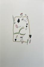 Zeefdruk Hans Verweij - Schoppen Koning, Antiek en Kunst, Ophalen of Verzenden