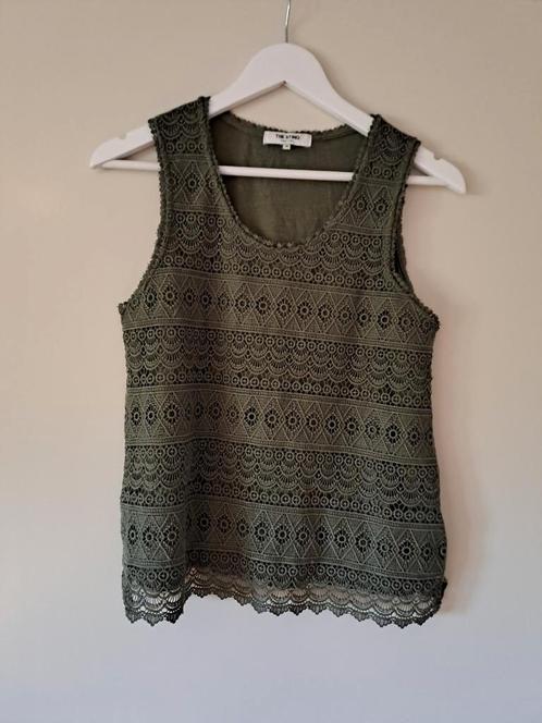 Top - maat M - The Sting, Kleding | Dames, Tops, Zo goed als nieuw, Maat 38/40 (M), Groen, Korte mouw, Verzenden