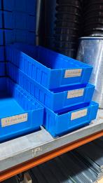 magazijnbakken Schafer Blaauw 58,5x24x11,5 cm, Ophalen, Gebruikt, Industriepark 2a 9351PA Leek, H.O.Albert Ale Slotema