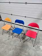 3 klapstoelen, Ophalen, Zo goed als nieuw