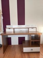 Bureau met bureau stoel (en eventueel nachtkast met lade), Huis en Inrichting, Ophalen, Zo goed als nieuw, Bureau