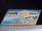 sticker anwb reizen logo uit en thuis met de anwb vakantie, Verzamelen, Verzenden, Zo goed als nieuw, Bedrijf of Vereniging