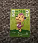 Animal Crossing Amiibo Kaart - Nana #141, Ophalen of Verzenden, Zo goed als nieuw