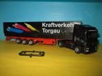 Torgau  Kraftverkehr  MERCEDES met oplegger  Herpa/Albedo, Ophalen of Verzenden, Zo goed als nieuw, Bus of Vrachtwagen, Herpa
