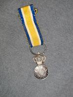 Orde van Nassau miniatuur medaille zilver, Verzamelen, Militaria | Algemeen, Ophalen of Verzenden, Overige soorten, Nederland