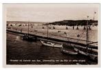 Katwijk aan Zee 1931. Uitmonding Rijn en Stille strand (boot, Ophalen of Verzenden, 1920 tot 1940, Gelopen, Zuid-Holland
