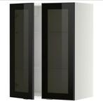 IKEA jutis deuren zwart gerookt glas, Ophalen, Nieuw, 50 tot 100 cm, Glas