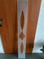 3 stuks glas voor in deur te zetten teab, Doe-het-zelf en Verbouw, Glas en Ramen, Ophalen of Verzenden, Zo goed als nieuw, Minder dan 80 cm