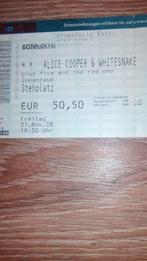 Oud concertkaartje van Alice Cooper & Whitesnake - Essen '0, Tickets en Kaartjes, Concerten | Rock en Metal, Hard Rock of Metal