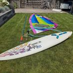 Te koop, mooie surfplank Ten Cate Swifty, Watersport en Boten, Ophalen, 250 tot 300 cm, Met vin(nen), Complete set
