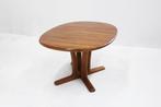 Vintage Dyrlund Deense ovalen uitschuifbare eettafel, Huis en Inrichting, Ophalen, 200 cm of meer, 50 tot 100 cm, Zo goed als nieuw