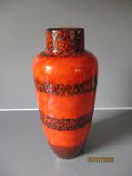 West Germany Scheurich vaas vintage oranje, Ophalen of Verzenden