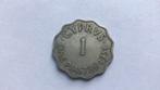 Brits Cyprus 1 piaster 1934., Ophalen of Verzenden, Overige landen