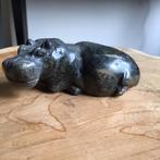 Spekstenen nijlpaard,11 cm nijlpaard speksteen,, Ophalen, Zo goed als nieuw