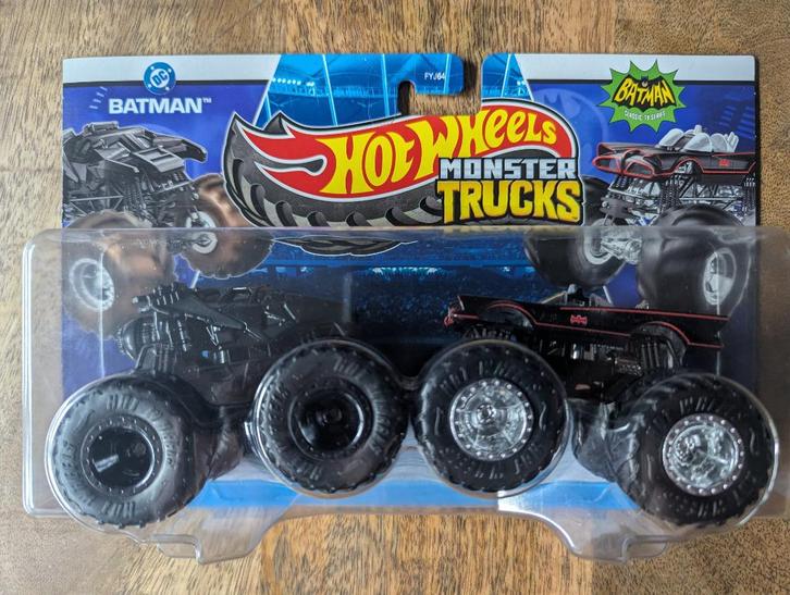 38 - Hot Wheels - Monster Trucks - Batman Vs Batman Classic, Hobby en Vrije tijd, Modelauto's | Overige schalen, Nieuw, Auto, Ophalen