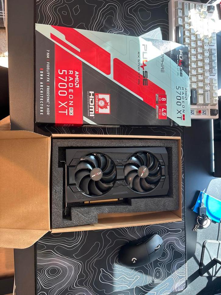 Sapphire Pulse RX 5700 XT 8GB, Computers en Software, Videokaarten, Gebruikt, AMD, PCI-Express 4.0, GDDR6, HDMI, Ophalen of Verzenden
