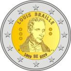 Speciale 2 Euro munt van BELGIE 2009 Louise Braille in unc., Postzegels en Munten, Munten | Europa | Euromunten, 2 euro, Ophalen of Verzenden