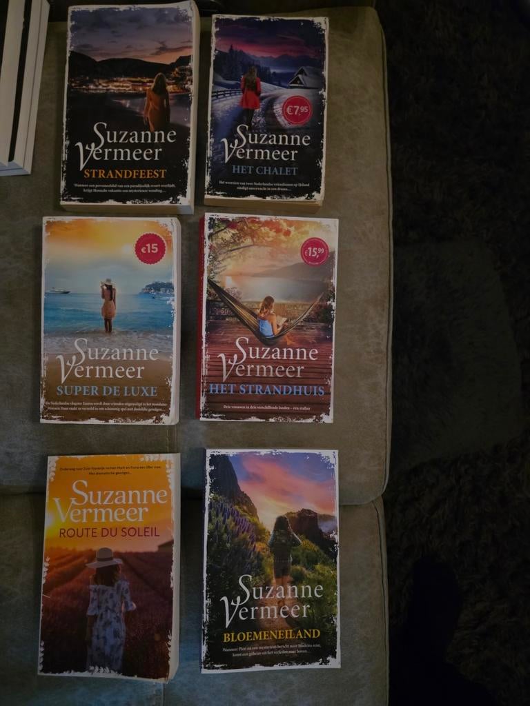 Suzanne Vermeer - 6 Spannende Zomerthrillers, Ophalen of Verzenden
