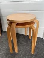 2 IKEA Frosta Krukjes, vintage, Huis en Inrichting, Ophalen, Gebruikt, Hout