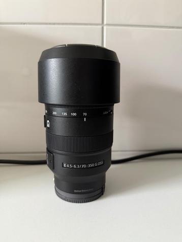 Sony lens 70-350 G Oss. 4.5-6.5 zeer nette staat beschikbaar voor biedingen