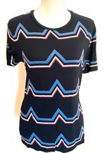 Nikkie top/shirt maat 36, Zwart, Ophalen of Verzenden, Zo goed als nieuw, Korte mouw