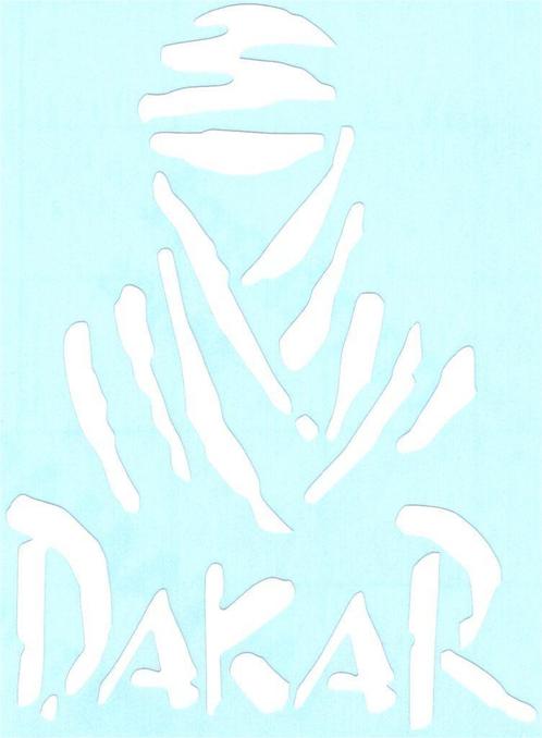 Dakar sticker #4, Motoren, Accessoires | Stickers, Verzenden