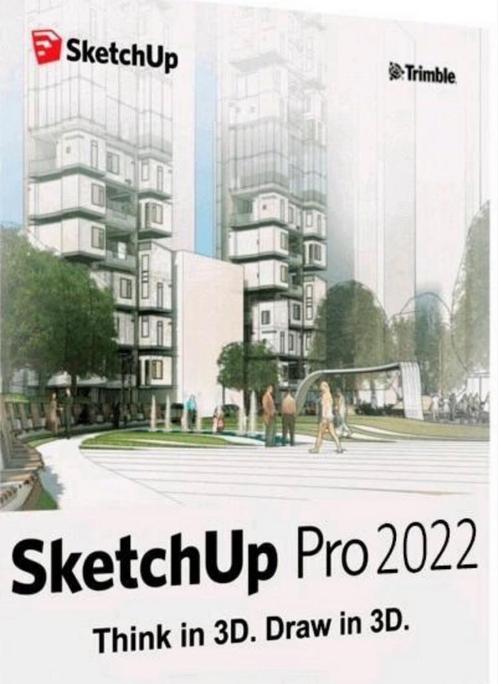 Sketchup 2022 origineel pakket met permanente licentie code, Computers en Software, Ontwerp- en Bewerkingssoftware, Verzenden