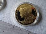 Penning - Huwelijk Willem Alexander & Maxima (verguld), Verzenden, Brons, Nederland
