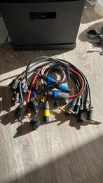 Partij neutrik pluggen aan kabels, Ophalen, Gebruikt, Apparatuur
