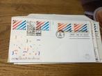 No6852   Afwijkend E201 zegels  met tab 1 en andere zegels V, Postzegels en Munten, Ophalen of Verzenden, Beschreven, Nederland