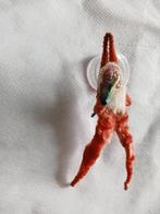 heel oud chenille kerstmannetje met borstelboompje, Diversen, Ophalen of Verzenden, Gebruikt