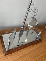 Art Deco lamp met 2 foto lijsten., Antiek en Kunst, Ophalen