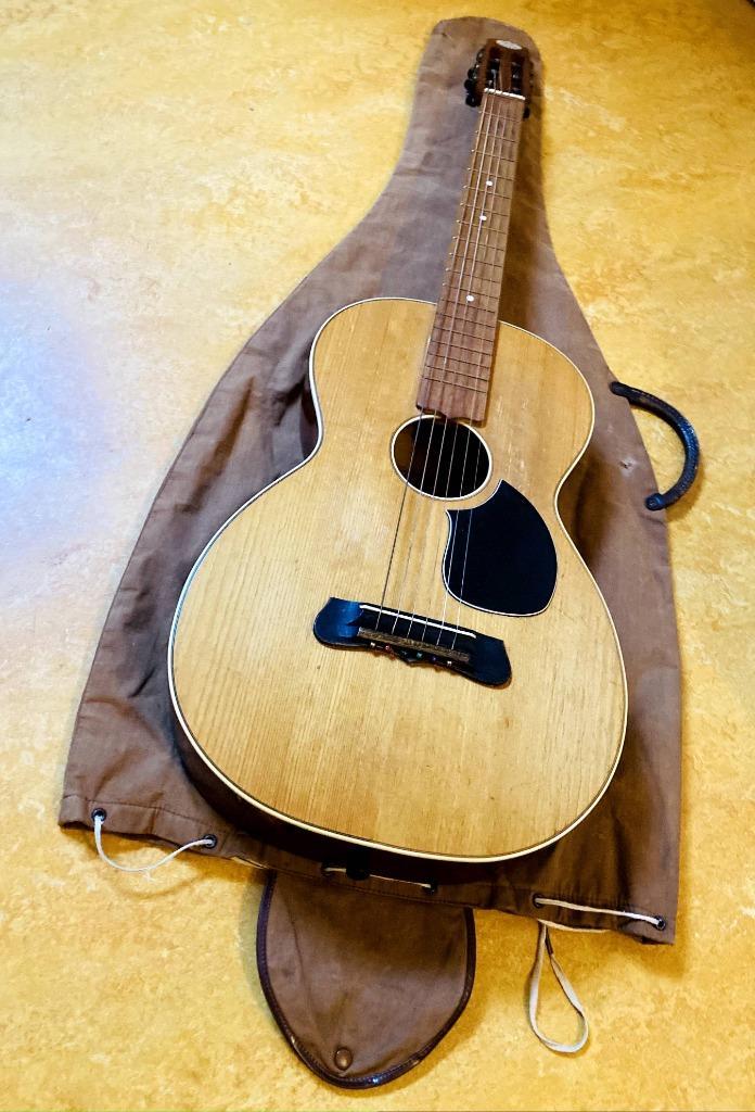 Otwin parlour model 20/2 ca. 1950 i.z.g.st, Muziek en Instrumenten, Snaarinstrumenten | Gitaren | Akoestisch, Gebruikt, Western- of Steelstringgitaar