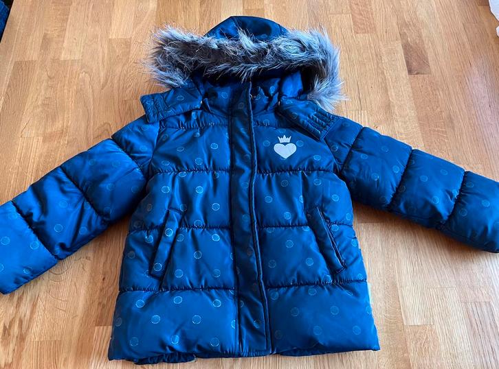 Warme reflecterend winterjas met bontkraag maat 98 Name It, Kinderen en Baby's, Kinderkleding | Maat 98, Zo goed als nieuw, Ophalen of Verzenden