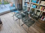 6x Ikea Tobias Stoel grijs, Ophalen, Gebruikt, Kunststof, Vijf, Zes of meer stoelen