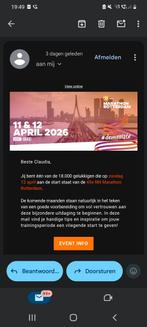 Marathon ticket Rotterdam #demooiste, Tickets en Kaartjes, Eén persoon