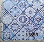 Servetten decoupage/bullet journal – blauwe tegels L1853, Verzenden, Nieuw, Materiaal