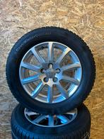 Winter wielset Audi A4 Origineel 16 inch B9 Continental, Auto-onderdelen, Ophalen, Gebruikt, 16 inch, Banden en Velgen