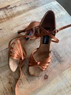 Paoul Dansschoenen Brons/Goud Mt 39.5 - Zo goed als nieuw, Kleding | Dames, Bruin, Dansschoenen, Ophalen of Verzenden, Zo goed als nieuw