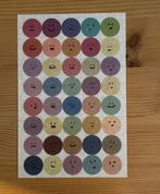 Vel kleuren met emotie stickers, Hobby en Vrije tijd, Stickers en Plaatjes, Verzenden, Nieuw, Meerdere stickers